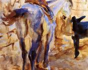 Saddle Horse, Palestine - 约翰·辛格·萨金特